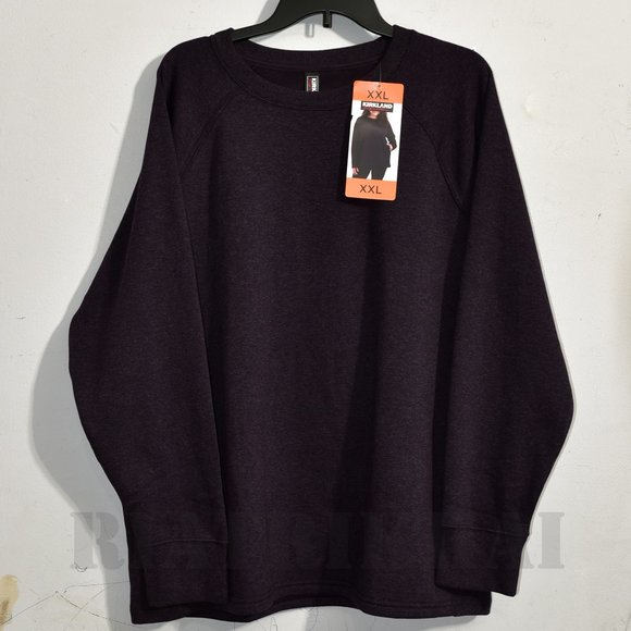 Kirkland Signature Tops - Ladies' Cozy Fleece Crewneck Kirkland Signature